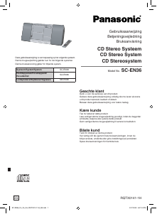 Bruksanvisning Panasonic SC-EN36 Stereoanläggning