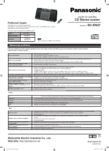 Priručnik Panasonic SC-EN37 Stereo komplet