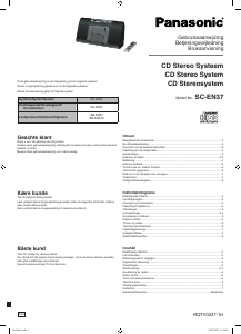 Bruksanvisning Panasonic SC-EN37 Stereoanläggning