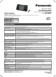 Návod Panasonic SC-EN37 Stereo súprava