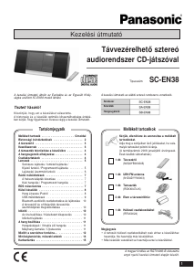 Használati útmutató Panasonic SC-EN38 Sztereóberendezés