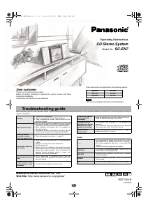 Manual Panasonic SC-EN7 Stereo-set