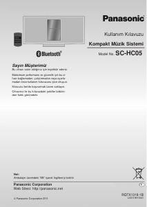 Kullanım kılavuzu Panasonic SC-HC05EG Stereo müzik seti