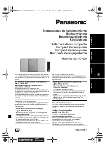 Manual de uso Panasonic SC-HC1020EG Set de estéreo