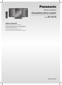 Návod Panasonic SC-HC15 Stereo súprava