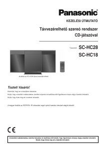 Használati útmutató Panasonic SC-HC18EG Sztereóberendezés