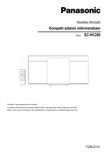 Használati útmutató Panasonic SC-HC200 Sztereóberendezés
