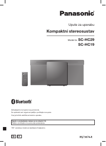 Priručnik Panasonic SC-HC29EG Stereo komplet