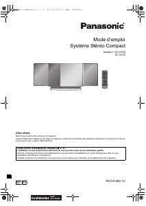 Mode d’emploi Panasonic SC-HC35EG Stéréo