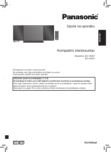 Priručnik Panasonic SC-HC37EC Stereo komplet