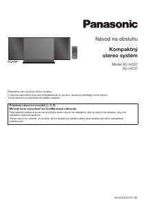 Návod Panasonic SC-HC37EG Stereo súprava