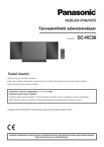 Használati útmutató Panasonic SC-HC38EG Sztereóberendezés