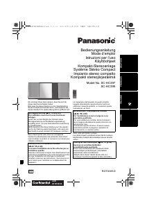 Manuale Panasonic SC-HC395EG Stereo set