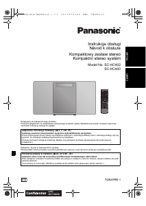 Instrukcja Panasonic SC-HC400 Zestaw stereo