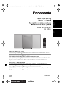 Instrukcja Panasonic SC-HC402 Zestaw stereo