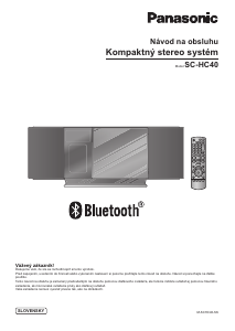 Návod Panasonic SC-HC40EP Stereo súprava