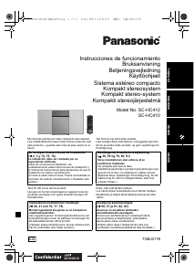 Brugsanvisning Panasonic SC-HC410 Stereo sæt