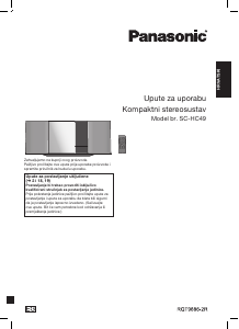 Priručnik Panasonic SC-HC49EG Stereo komplet