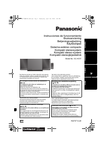 Käyttöohje Panasonic SC-HC57 Stereosetti