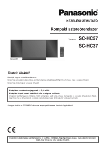 Használati útmutató Panasonic SC-HC57 Sztereóberendezés