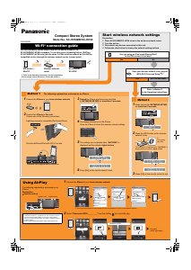 Handleiding Panasonic SC-HC58EG Stereoset