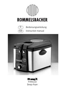 Manual Rommelsbacher FR 2125-E Deep Fryer