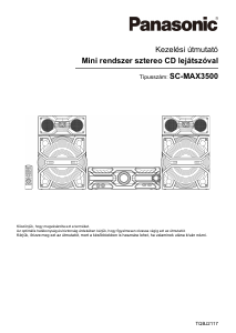 Használati útmutató Panasonic SC-MAX3500 Sztereóberendezés