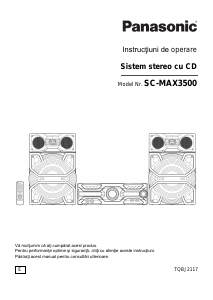 Manual Panasonic SC-MAX3500 Stereo set