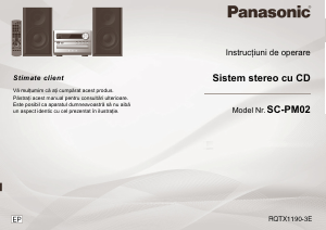 Manual Panasonic SC-PM02EP Stereo set