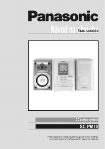 Návod Panasonic SC-PM10 Stereo súprava