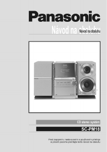 Návod Panasonic SC-PM18 Stereo súprava