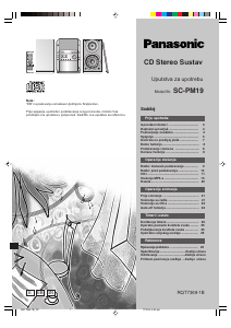 Priručnik Panasonic SC-PM19 Stereo komplet