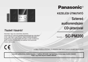 Használati útmutató Panasonic SC-PM20 Sztereóberendezés