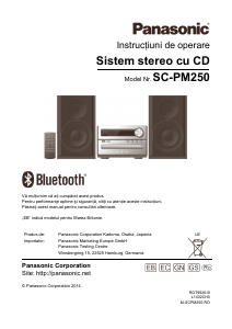 Manual Panasonic SC-PM250EC Stereo set