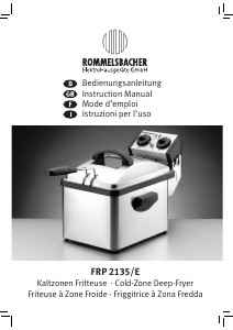 Manual Rommelsbacher FRP 2135-E Deep Fryer