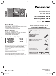 Instrukcja Panasonic SC-PM38 Zestaw stereo