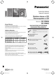 Instrukcja Panasonic SC-PM42 Zestaw stereo
