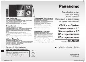 Instrukcja Panasonic SC-PM500 Zestaw stereo