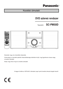 Használati útmutató Panasonic SC-PM50D Sztereóberendezés
