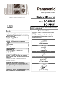 Manual Panasonic SC-PM54 Stereo set