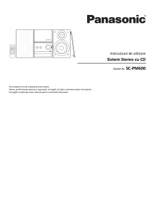 Manual Panasonic SC-PM600 Stereo set