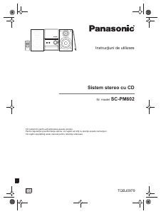 Manual Panasonic SC-PM602 Stereo set