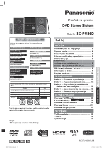 Priručnik Panasonic SC-PM86D Stereo komplet