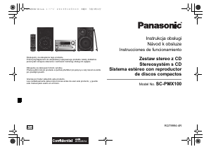 Instrukcja Panasonic SC-PMX100EG Zestaw stereo