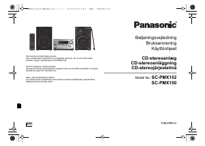 Brugsanvisning Panasonic SC-PMX150EG Stereo sæt