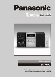 Návod Panasonic SC-PMX2 Stereo súprava