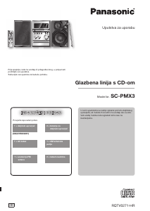 Priručnik Panasonic SC-PMX3 Stereo komplet