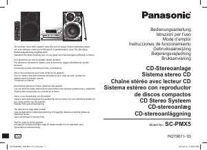 Bedienungsanleitung Panasonic SC-PMX5 Stereoanlage