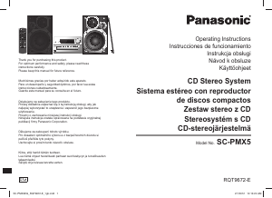 Instrukcja Panasonic SC-PMX5EG Zestaw stereo