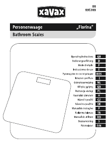 Manual Xavax Florina Scale